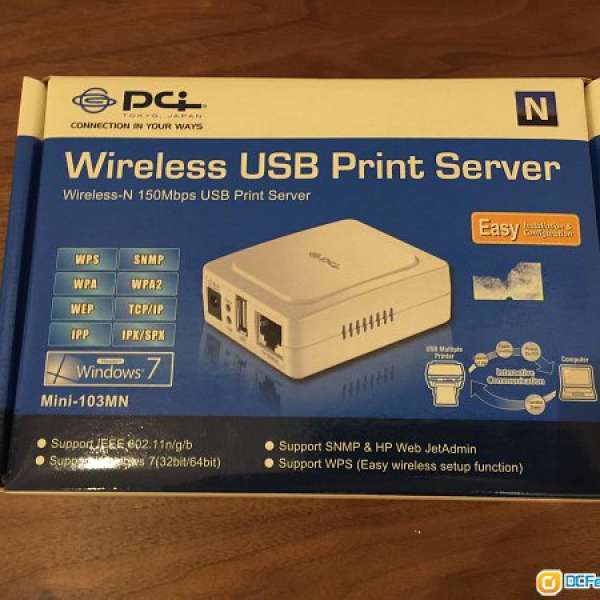 PCI Wireless USB Print Server Mini-103MN