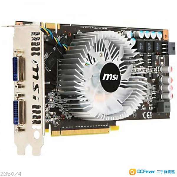 MSI NVIDIA GeForce GTS250 512MB PCI-E DVI Graphics Display Card 顯示卡