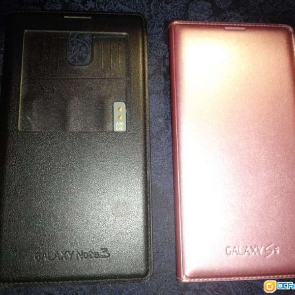 二手原裝皮蓋 Samsung Note3 i9005/ S5 G900 各一個