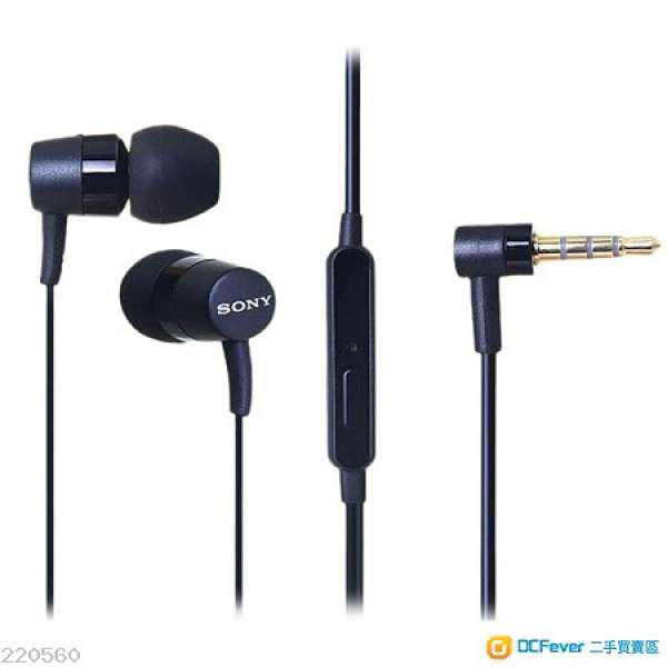 全新原裝 SONY MH750 耳筒 耳機 earphones 黑色