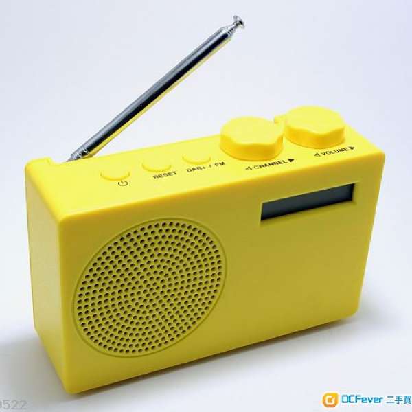 DBC數碼電台收音機digital radio 黄色 90%新 $80
