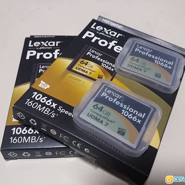Lexar 64GB Professional 1066x CF 2張