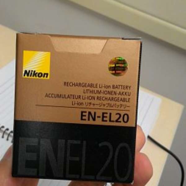 出售 100%全新 原裝  Nikon EN-EL20 Original Battery