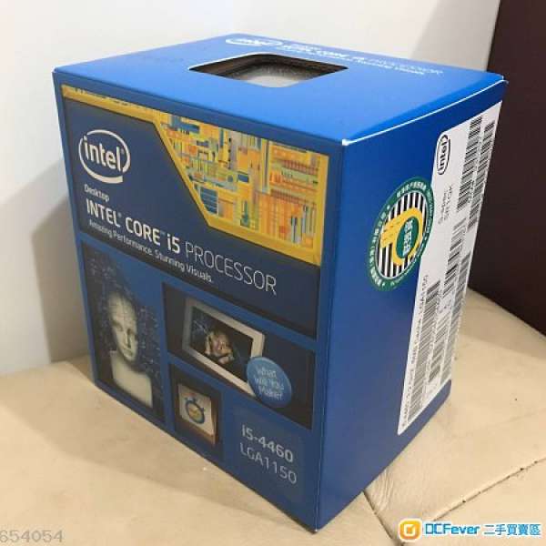 聯強保, 全新未開, Intel Core i5-4460 (3.2G,6M,LGA 1150) CPU BOX 盒裝