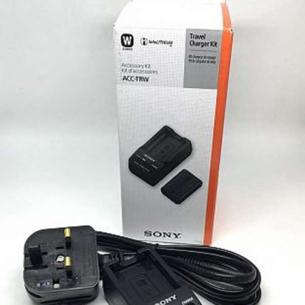 Sony Travel Charger Kit ACC-TRW 全新原裝電池充電套裝 A7 Nex 7 A6000 A6300