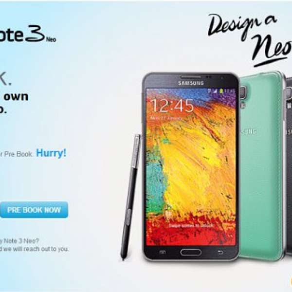 $899 大特價 : 三星GALAXY NOTE 3 neo 4G LTE 2+16GB SPEN 黑.白2色