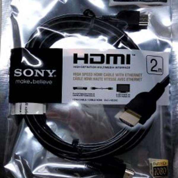 全新SONY 2 meter HDMI Cable (DLC-HE20C)