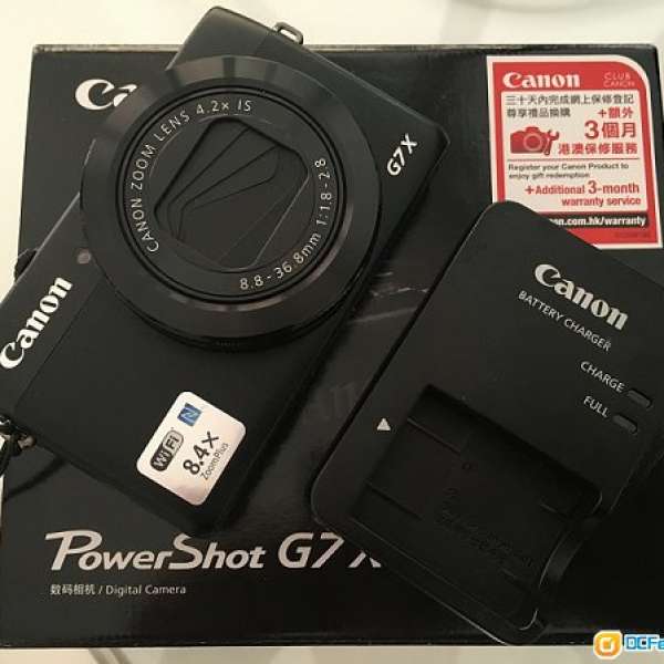 99% new Canon G7X