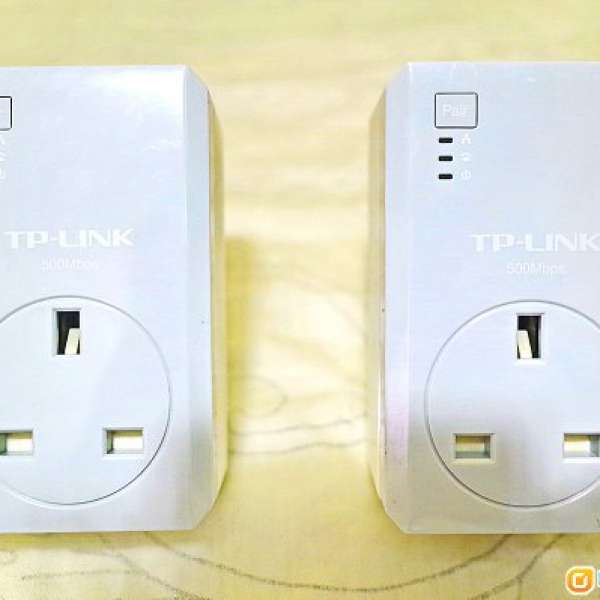 TP-Link 入牆式 HomePlug 一對 500Mbps Powerline 配備電源濾波器