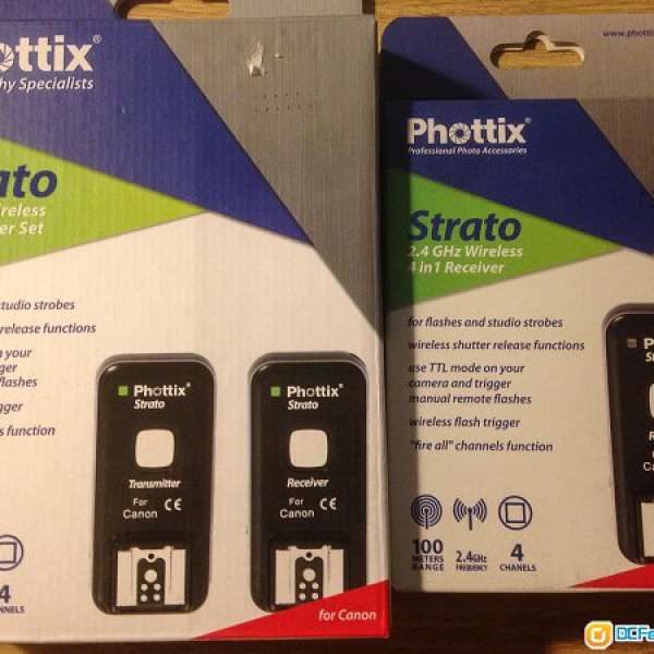 Phottix Strato 1 x transmitter and 2 x receiver CANON