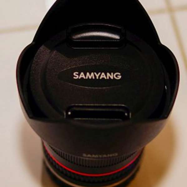 SAMYANG 12mm f2.0 lens (E-Mount) with UV Protect filter