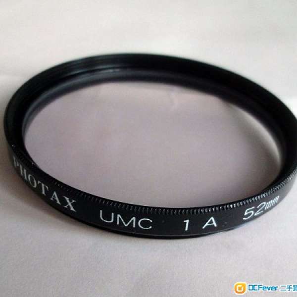 Protax 52mm 1A filter with Cap