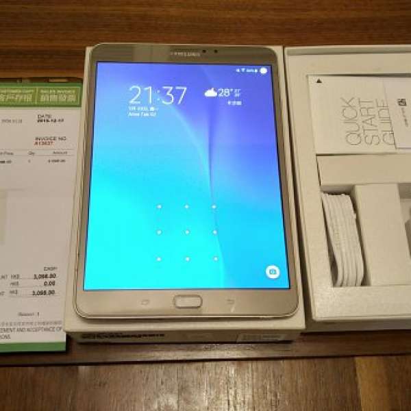 92% New Samsung Galaxy Tab S2  8.0 wifi Gold 保養至年底