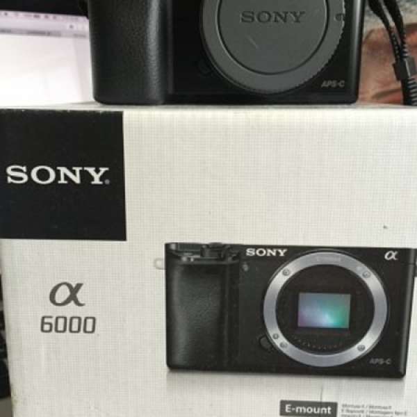 9成新行貨Sony A6000(淨機）（有單，有盒，有保養）