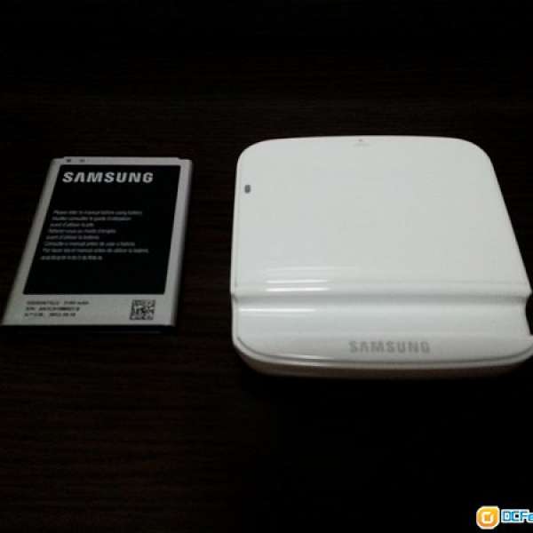 Samsung Galaxy Note 2 電池 3300mAh及原廠充電器