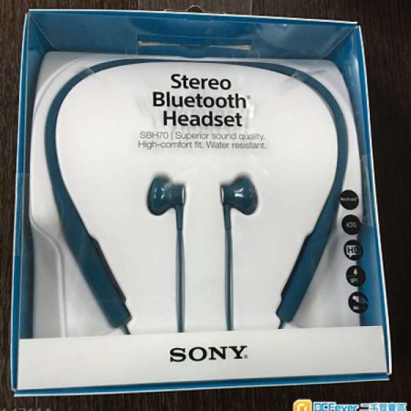 Sony SBH70 Stereo Bluetooth Headset  藍色 藍芽耳機 (水貨)