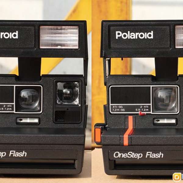 Polaroid 600系 One Step Flash 盒機 連 中古寶麗萊相機袋 - 已測試