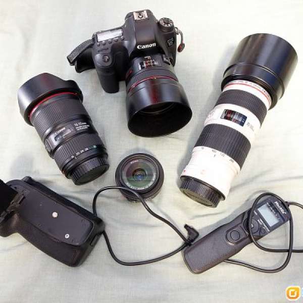 6D、16-35 f4、50L、70-200 f4 IS、40STM