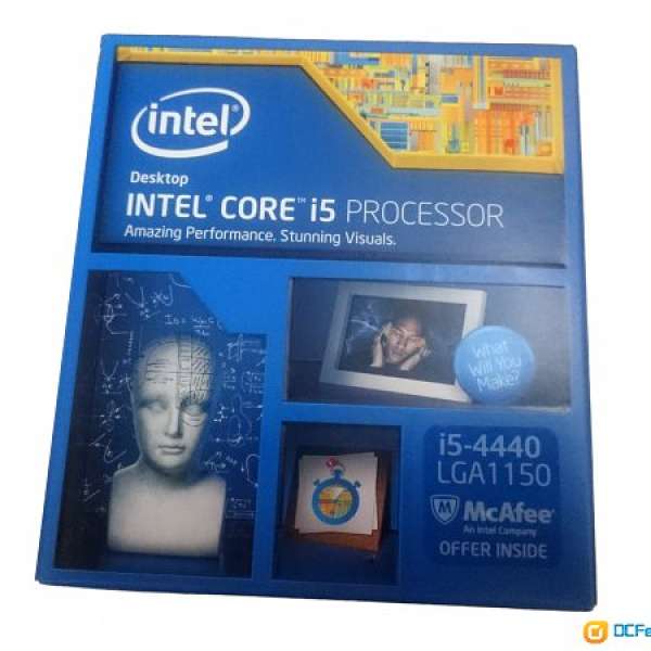 Intel i5 4440 有單有盒有保養!