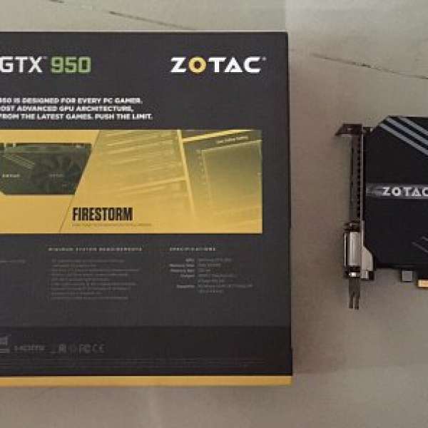 全新Zotac Geforce GTX950 PCE-E display card