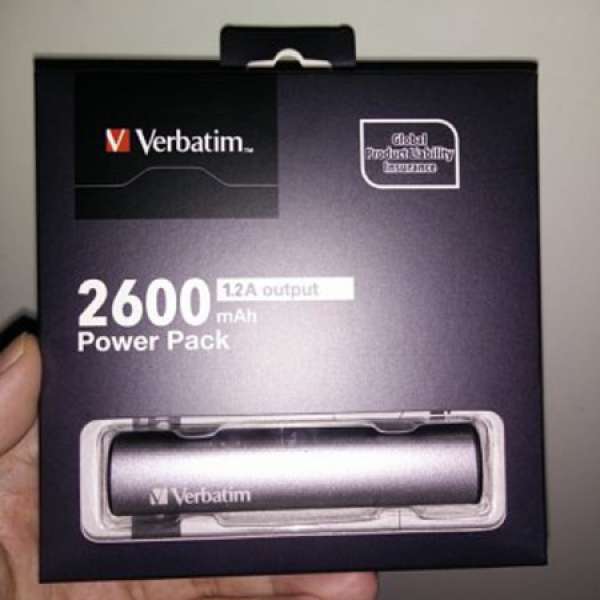 全新 Verbatim Power Pack 2600 mAh 行動電源