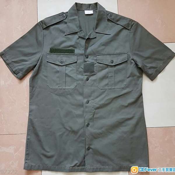 法軍軍版橄欖灰綠短袖恤衫