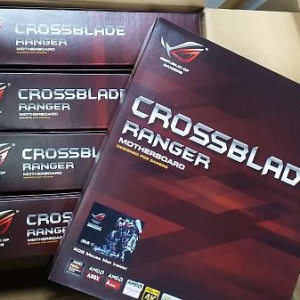 全新盒裝ASUS ROG 旗艦 AMD FM2+ ATX 遊戲主機板CROSSBLADE RANGER (公司貨尾)