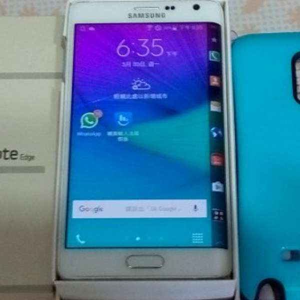 出售90% 白色 Samsung Note Edge 32gb LTE 4g N915K. 全套一電一充一耳機，送套和保...