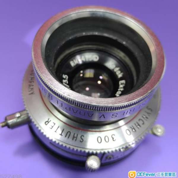Kodak Ektar 44mmF3.5連series V filter 環,可作摭光罩用已改M42可用A7