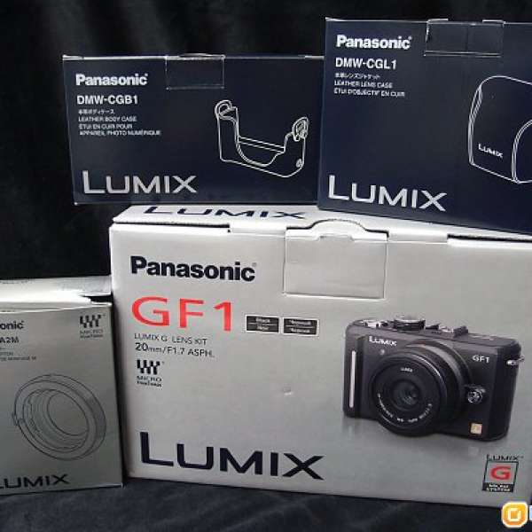 Panasonic DMC-GF1 連 0.2m鏡 加 adaptor Made in Japan