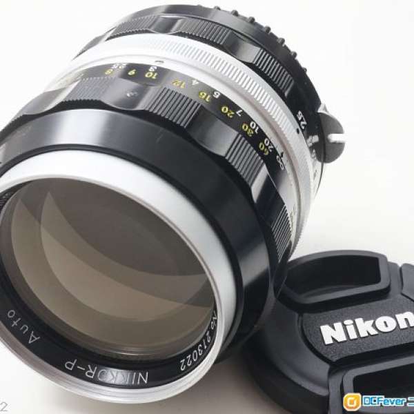 Nikon Nippon Kogaku Nikkor-P 105mm F/2.5銀咀(non-AI )鏡片95新   具德味藝康銀咀...