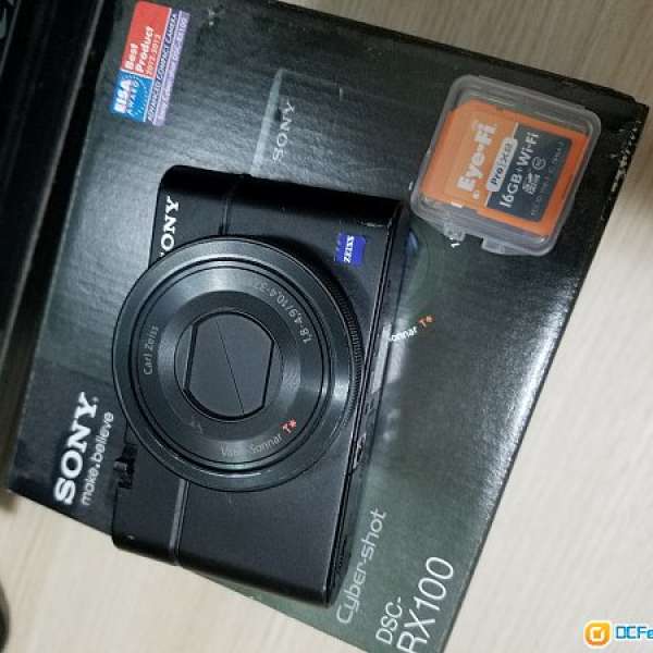 Sony rx100 8成新  連  Eye-Fi Pro X2 16GB