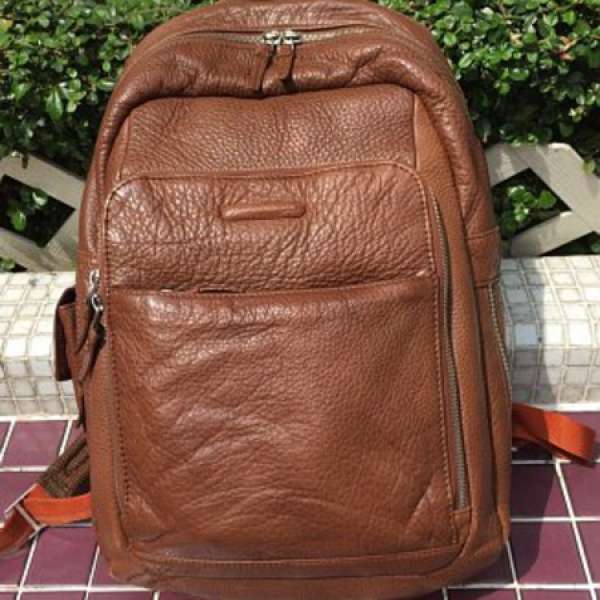 80% New Piquadro backpack 意大利 真皮背包 工事包 Prada Gucci Hermes LV bag