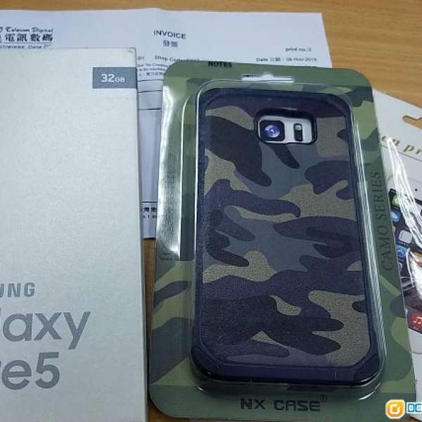 SAMSUNG 三星 Galaxy Note 5 銀色silver 32gb行貨有單(連三星白色無線差座)