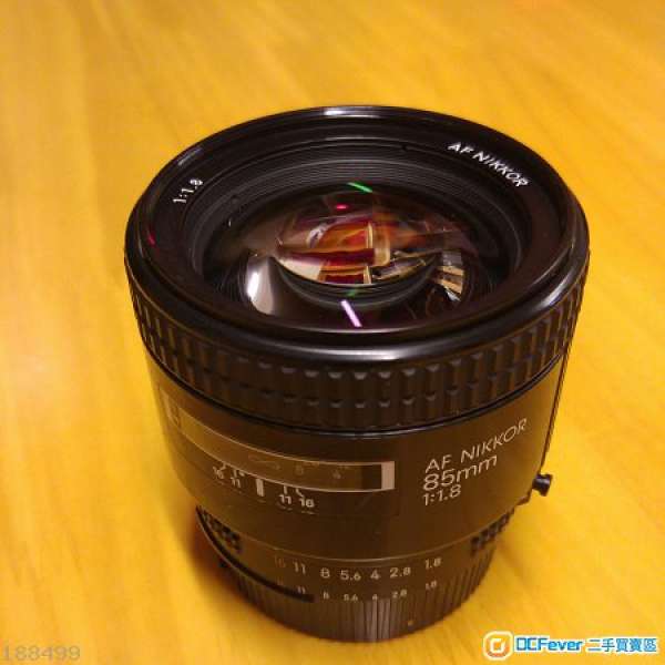 Nikon AF85f1.8 80%new