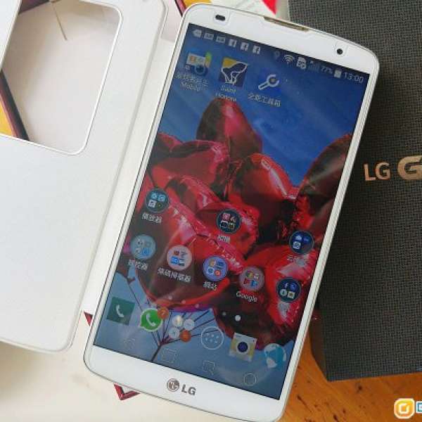 LG Gpro2 16gb 95%NEW 白色單盒齊 2電 配件未開 有貼原廠LG智能套