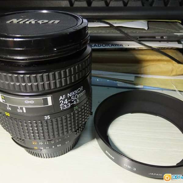 廉價 24mm 標準變焦鏡 - Nikon AF Zoom-Nikkor 24-50mm f/3.3-4.5
