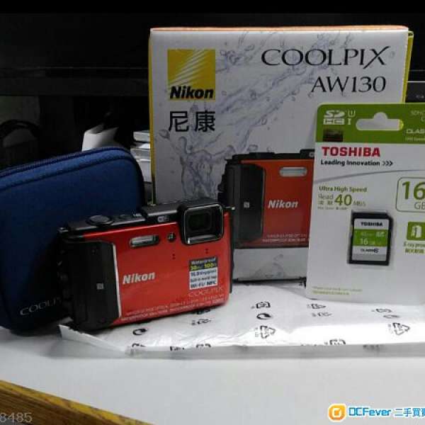 100% New Nikon Coolpix AW130 防水相機