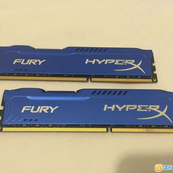 99% 新 Hyper X Fury Ram DDR3 1866 MHz (8gb x 2)