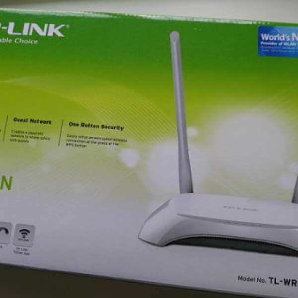 TP-Link TL-WR840N 雙天線 Router 99%新