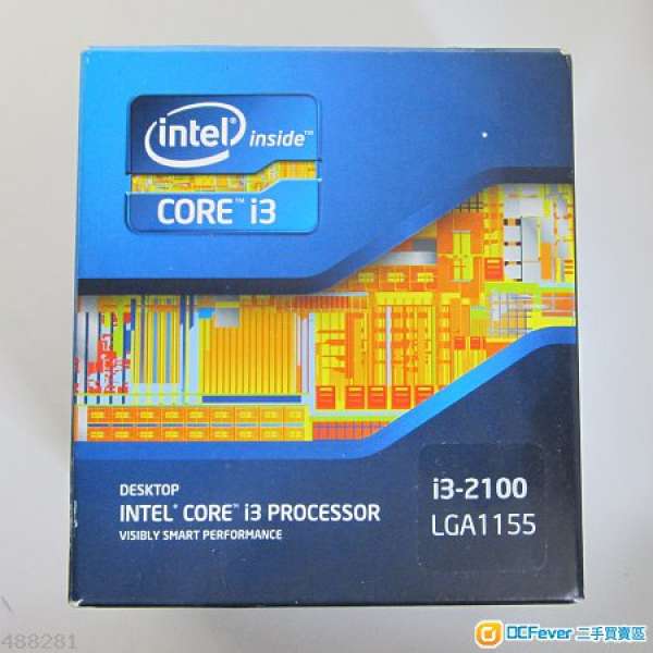 Intel® Core™ i3-2100 Processor (3M Cache, 3.10 GHz) CPU / LGA 1155