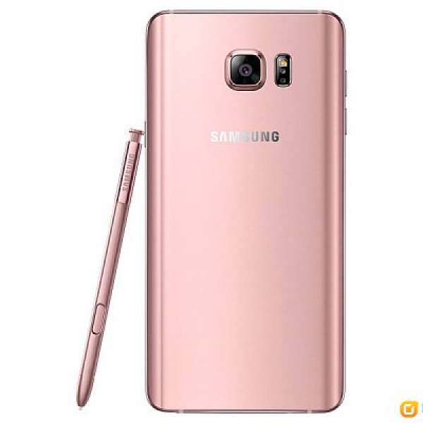 全新行貨未開 Samsung Galaxy Note5 粉紅色 玫瑰金 32GB 雙卡版
