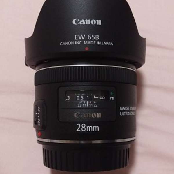Canon EF 28mm f/2.8 IS USM Lens 送原廠遮光罩 行貨有保