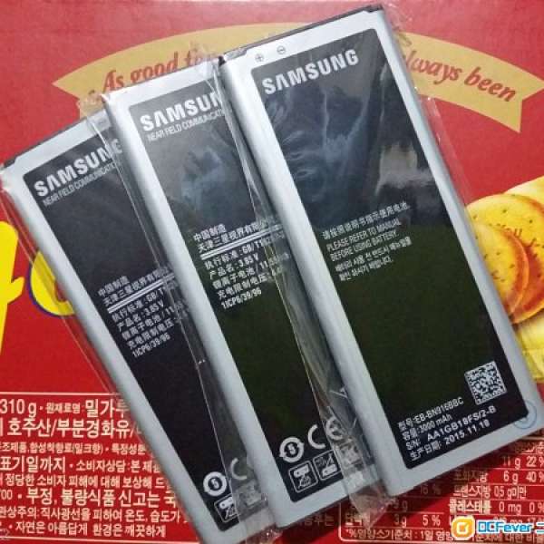 Samsung note 4 全新100% 代用電池