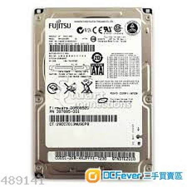 Fujitsu SATA 80G 2.5" hard disk