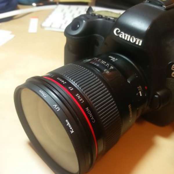 Canon 24mm F/1.4L II USM (95% NEW) w/ KENKO FILTER