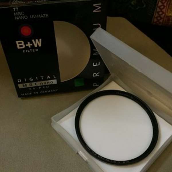 放 B+W 77mm Digital MRC nano XS-PRO UV-HAZE filter