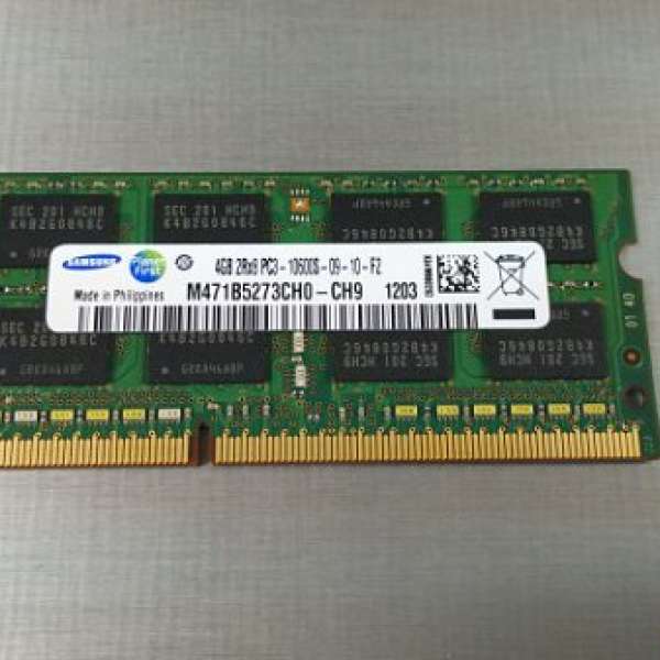 Samsung 4GB DDR3 Notebook Ram