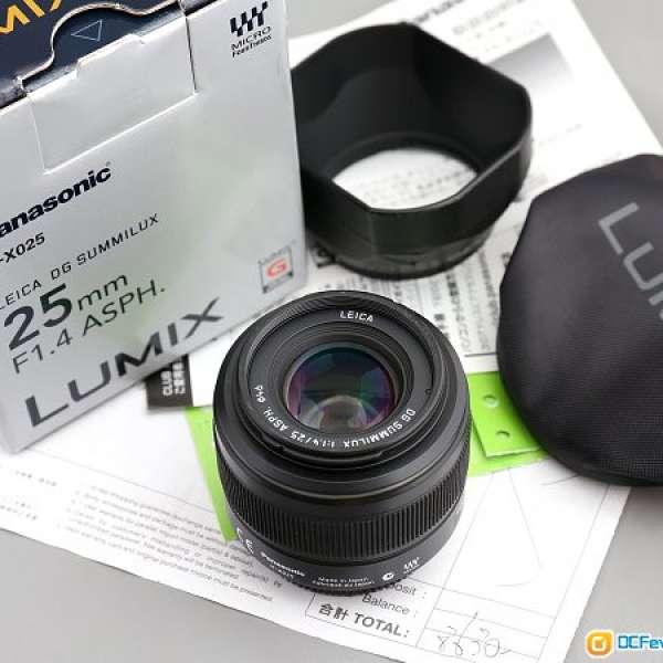 Panasonic Leica 25mm f1.4