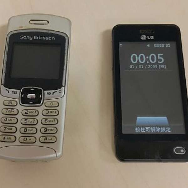 Sony Ericsson T230 同 LG GD510
